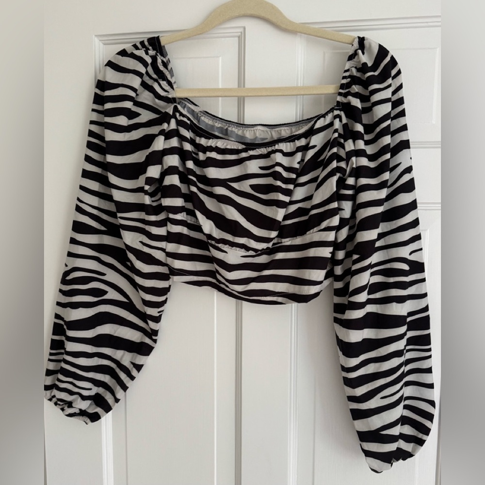 Zebra Print Women's Top